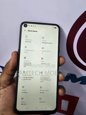 Oppo A52 128 GB Gray