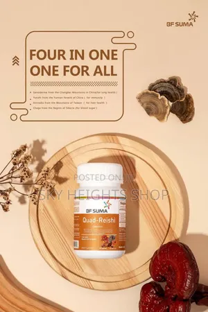 New Quad-Reishi Capsules With 4 Different Reishi Species