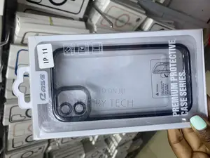 Zezhou iPhone 11 Clear Case Electroplated Edge Slim-Black