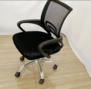 Black Swivel Adjustable Mesh Office Chair Ij8yf