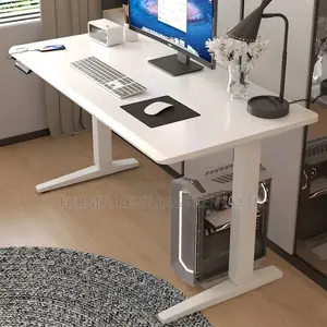 Office Desk:120cm Home Office Electric Adjustable Task Table