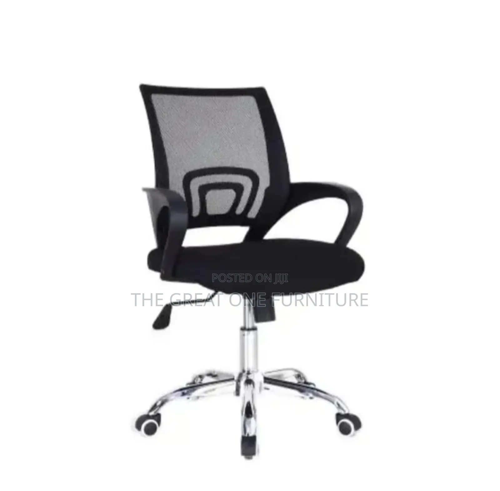Black Adjustable Mesh Office Chair Black Vx9kh