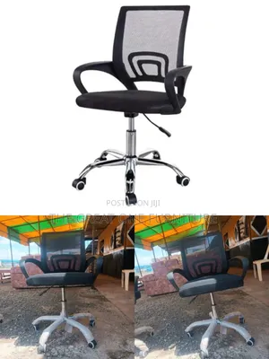 Modern Black Silver Mesh Office Chair Cx3wqf