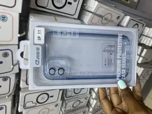 Pelikan iPhone 11 Clear Macaron Shockproof Case-Blue