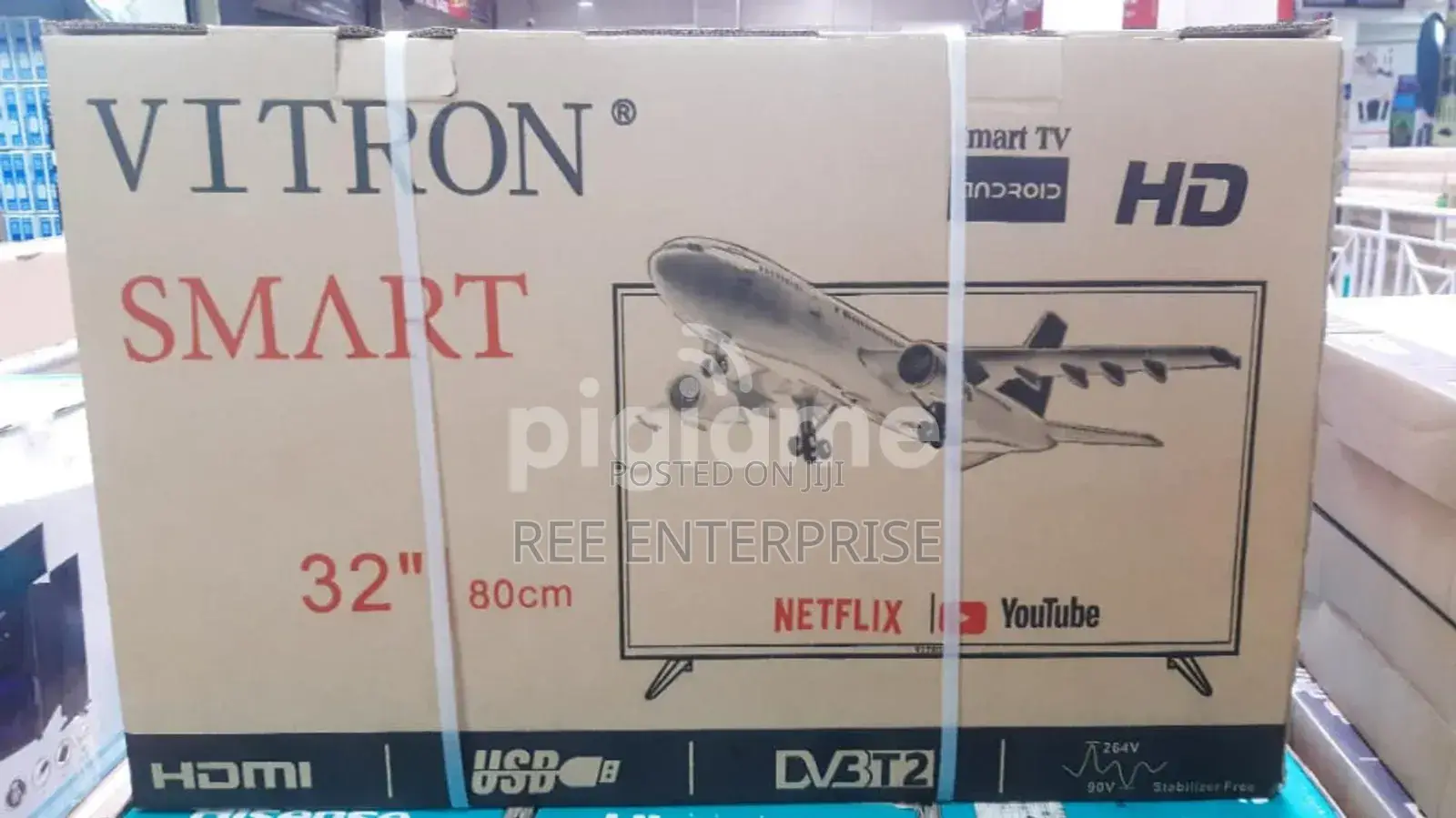 Smart 32 Inch Vitron Android Frameless Tv