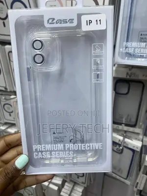 Uioeua iPhone 11 Clear Case With Metal Camera Ring Lense