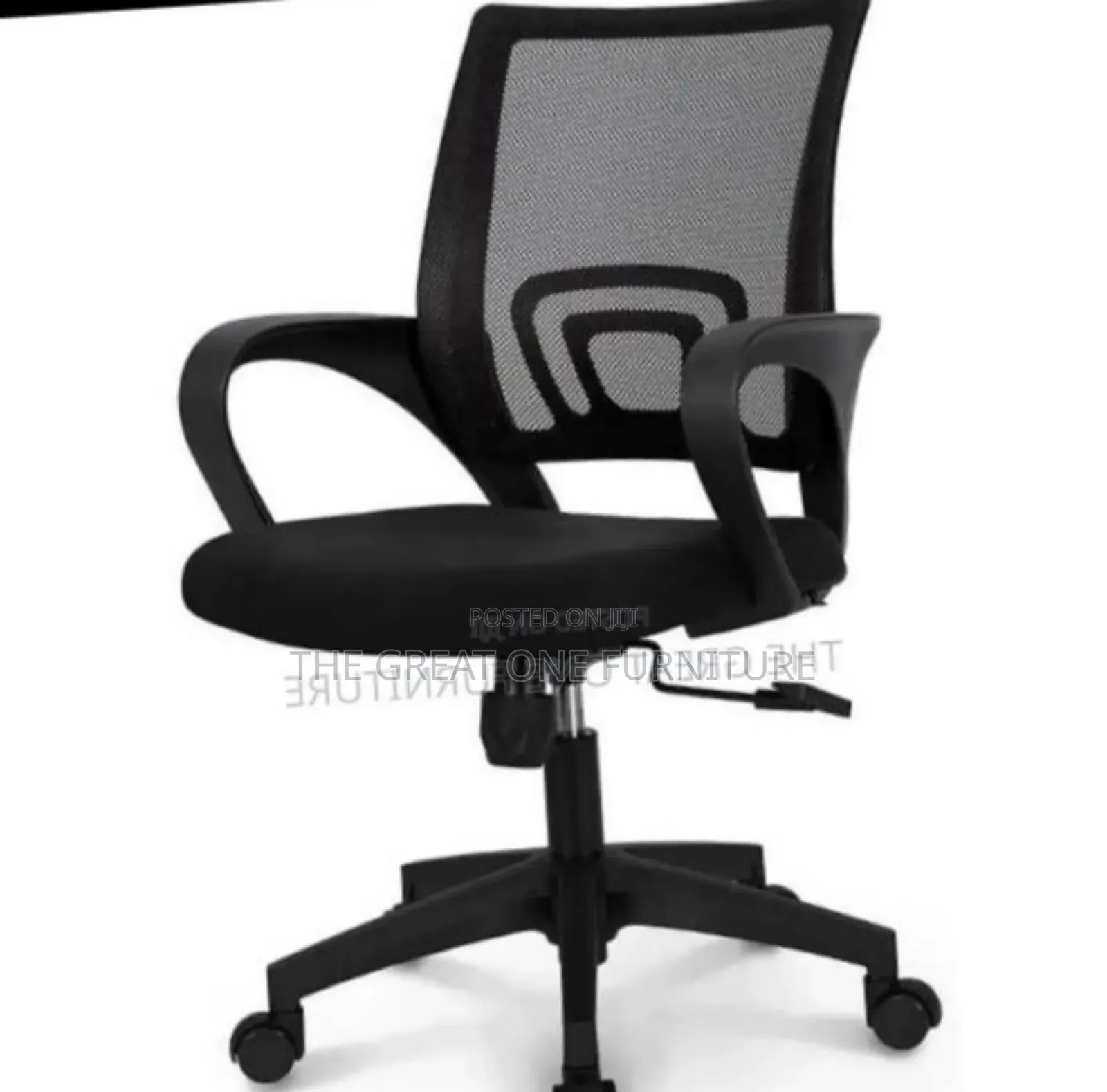 Black Comfy Adjustable Mesh Office Chair Vd3za