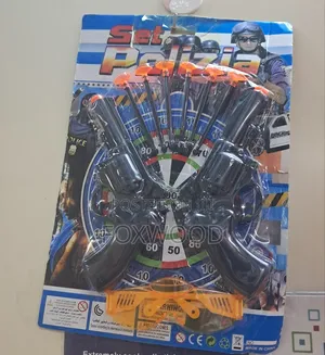 A Toy Police Set, Including Toy Guns and Darts