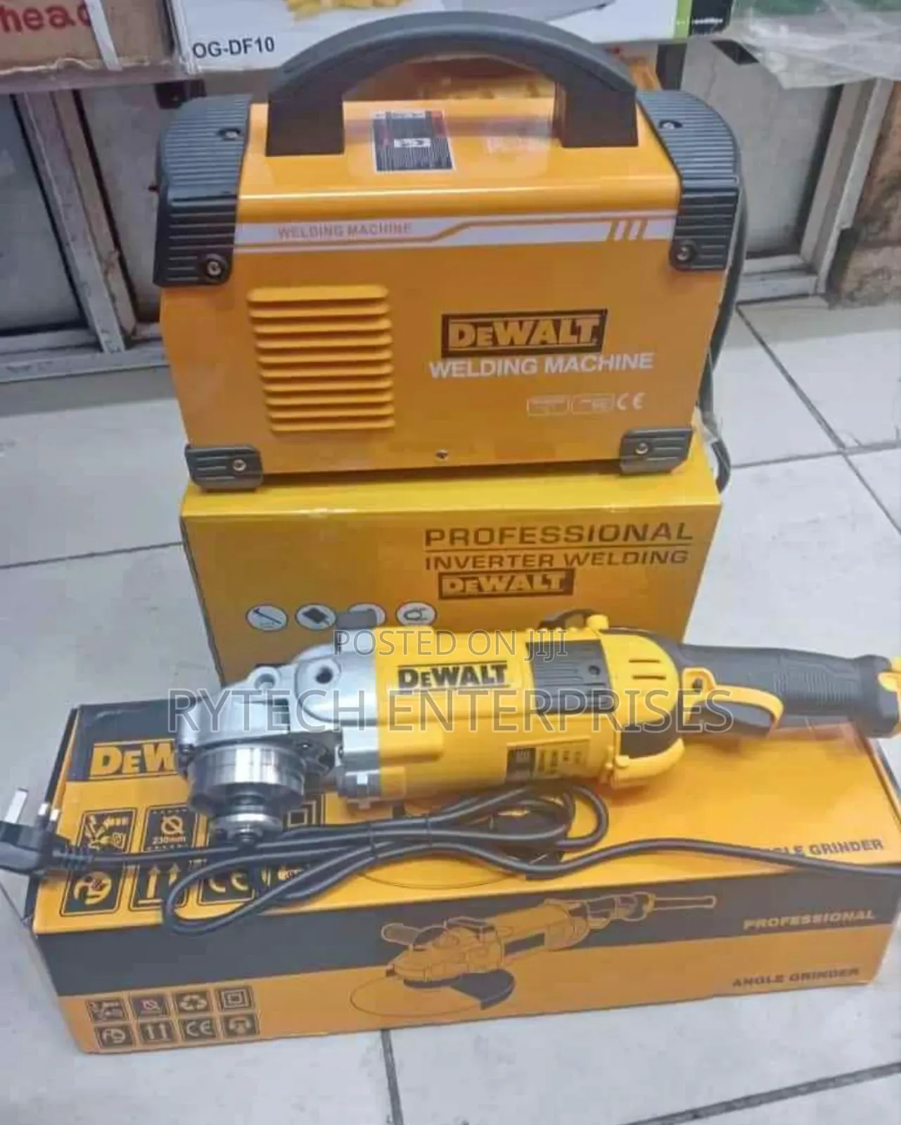 Inverter Welding Machine 500, Angle Grinder 9"
