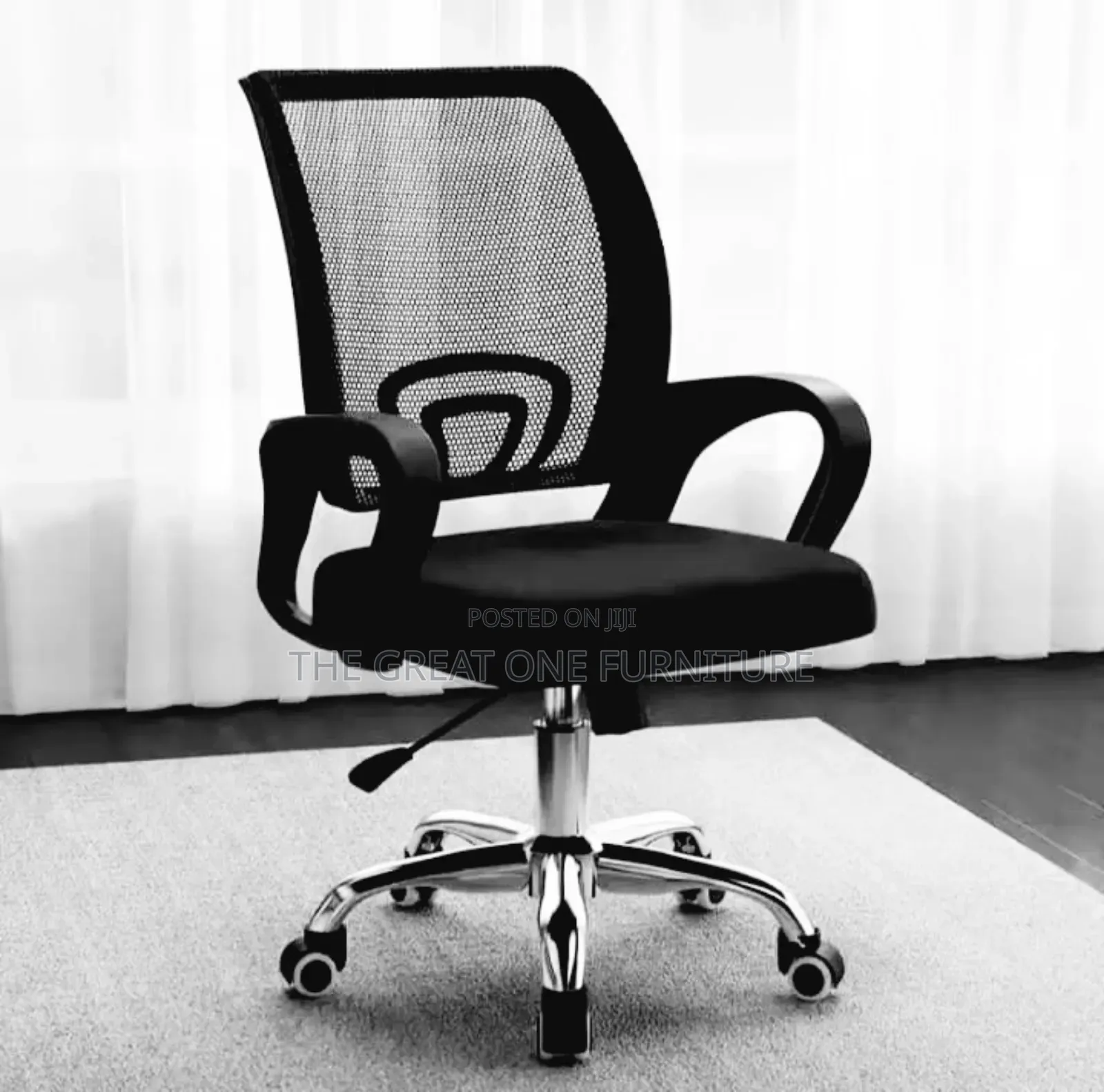 Unique Adjustable Black Mesh Office Chair Tw3ex