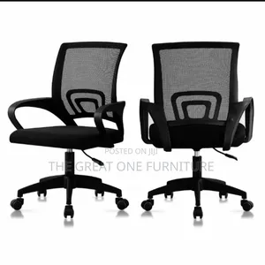 Black Adjustable Swivel Mesh Office Chair Q4khb