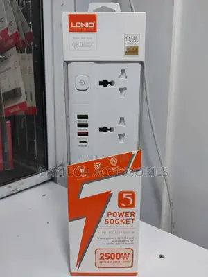 Ldnio Sc5415 Power Strips 5 Way Outlet With Usb Ports