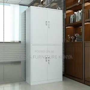 Cabinets:4-Steel Door Modern Secure Office Storage Unit