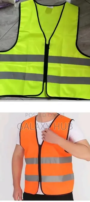 Reflective Vests With Zip Without Pockets