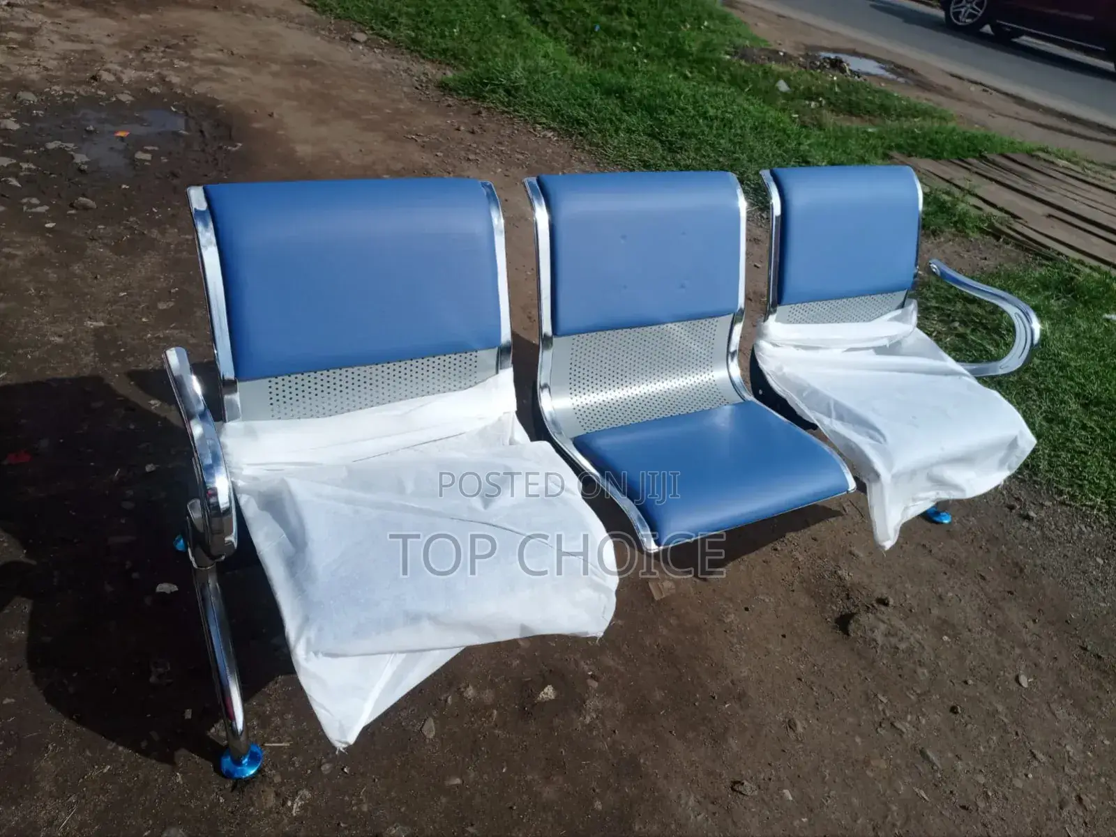 Blue Waiting Chair