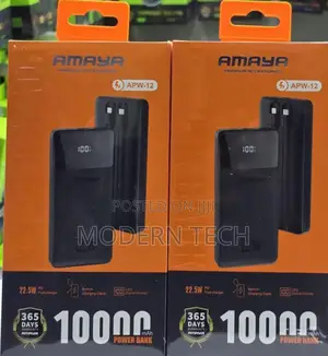 Amaya Apw-12 Power Bank 10000mah 22.5w Super Fast Charging