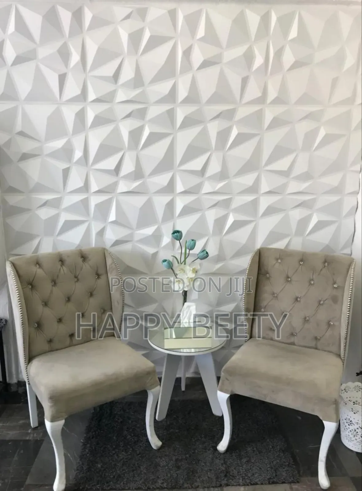 White Beautiful Pattern 3d Wall Panels