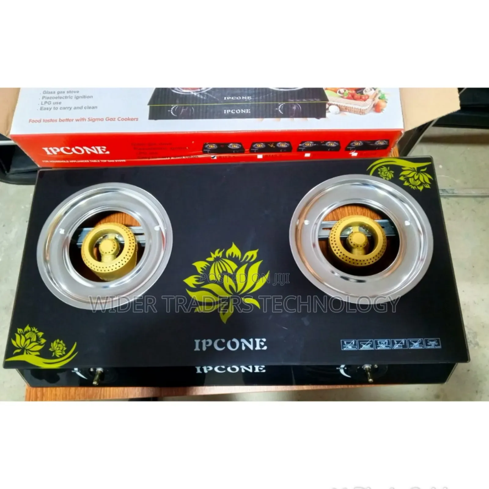 Ipcone Glass 2 Burner Cooker
