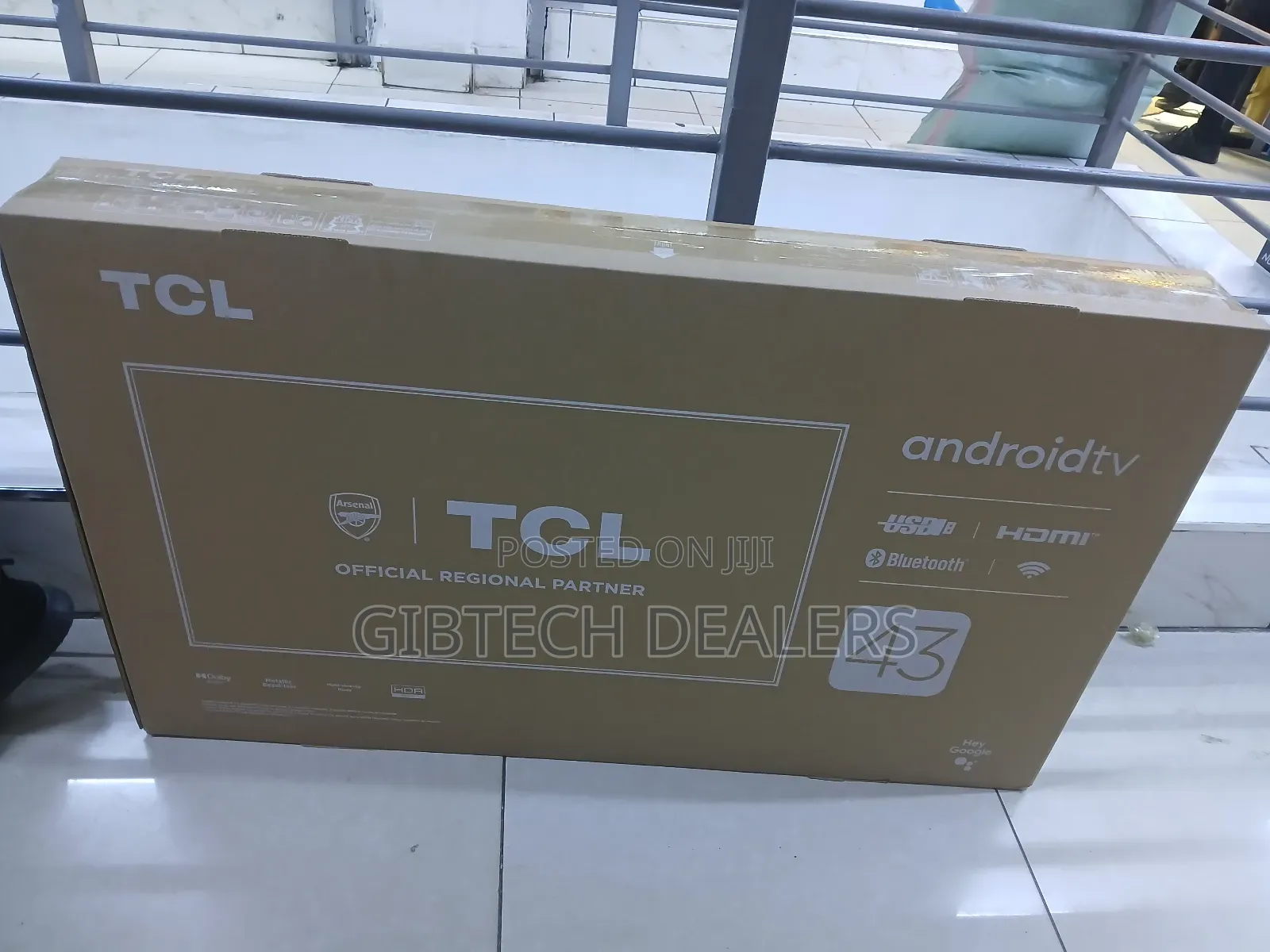 TCL 43" Smart Android Google Tv
