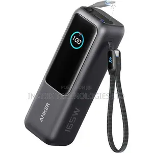 Anker Power Bank 165w With Retractable Cables