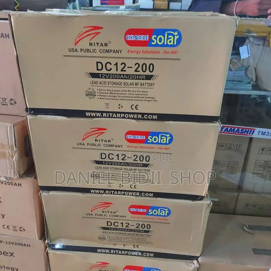 Original Ritar 200ah Gel Batteries