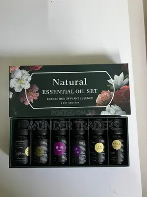 *Natural Essential Oil Set of 6 Pieces(10ml Each Bottle)*