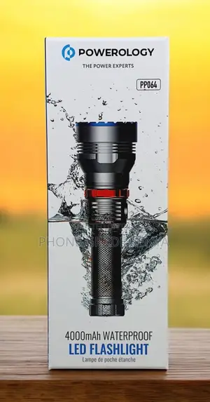 Powerology 1000 Lumenus Rechargeable Led Flash