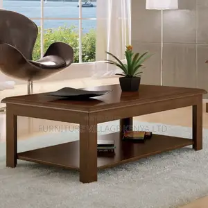 Office Table: Natural Timber Office Coffee Table – 1200mm