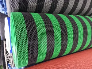 Stripped Perforated Anti Slip Bathroom Mats
