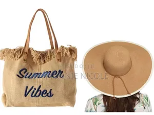 Sumer Vibes Set. Summer Cap and Bag