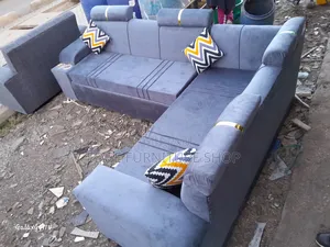 Morden Affordable Grey 6seater Corner Seat Sofa for Sale