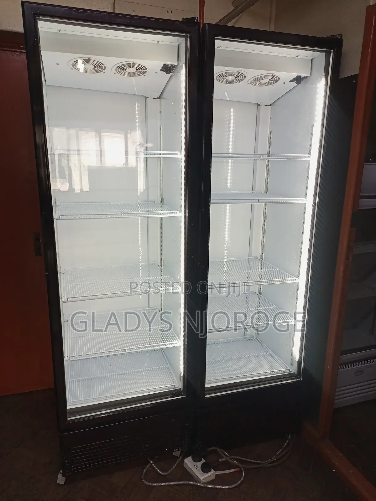 Double Door Display Fridge