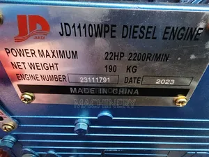 22hp Engine Diesel Powered