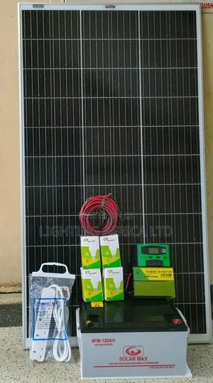 200w Solar Home Kit With 120ah Gel Battery