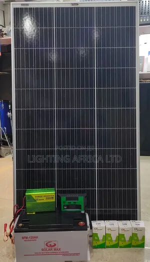 120ah Solarmax Battery+200w Solar+300w Inverter Domestic Kit