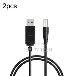 2pcs Dc 5v to 12v Usb Booster Cable Router Power Cord