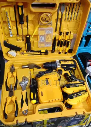 Dewalt, 36v Cordless Electric Drill Tool Set / 2 Batteries
