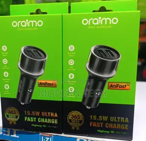 Oraimo Highway 15 15.5w Car Charger With 3-in-1 Cable