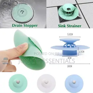 2-in-1 Silicone Drain Stopper Hair Catcher