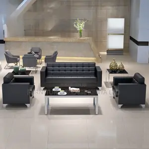 Office Sofas: Office Reception Area Seating Set for 5