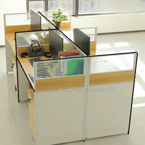 Workstations: Office Shared Modular Work Desk(4-Seater)