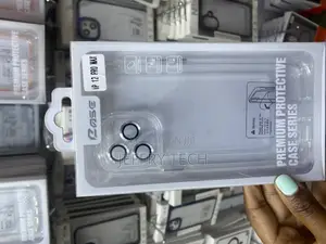 Jjgoo iPhone 12 Pro Max New Skin Clear Case With Ring Lense