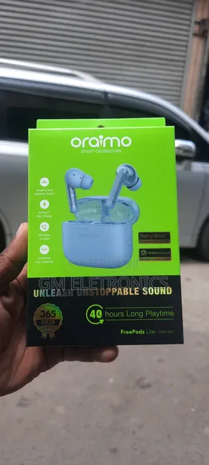Freepods-Lite Heavy Bass Dynamic Sound-Ice Lake Blue.