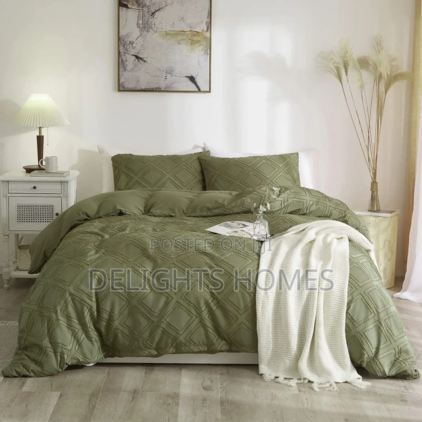 4pc Luxury Tufted New Design Duvet Covers-Sk