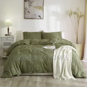 4pc Luxury Tufted New Design Duvet Covers-Sk