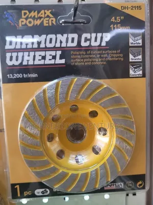 Dmax Diamond Cup Wheel 4.5"