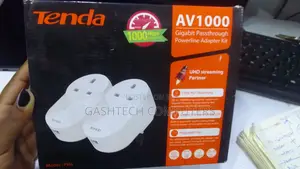 Tenda Av1000 Gigabit Passthrough Powerline Adapter Kit