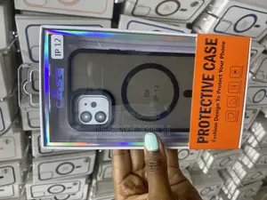 Jetech iPhone 12 Translusent Mate Black Magsafe Case