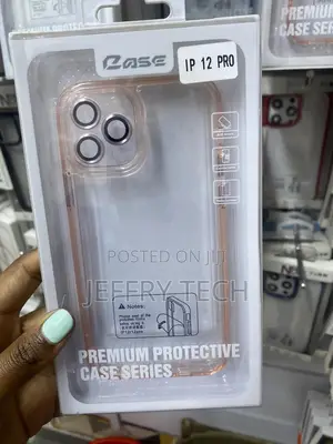 Celly iPhone 12 Pro New Skin Clear Case With Ring Lense-Pink