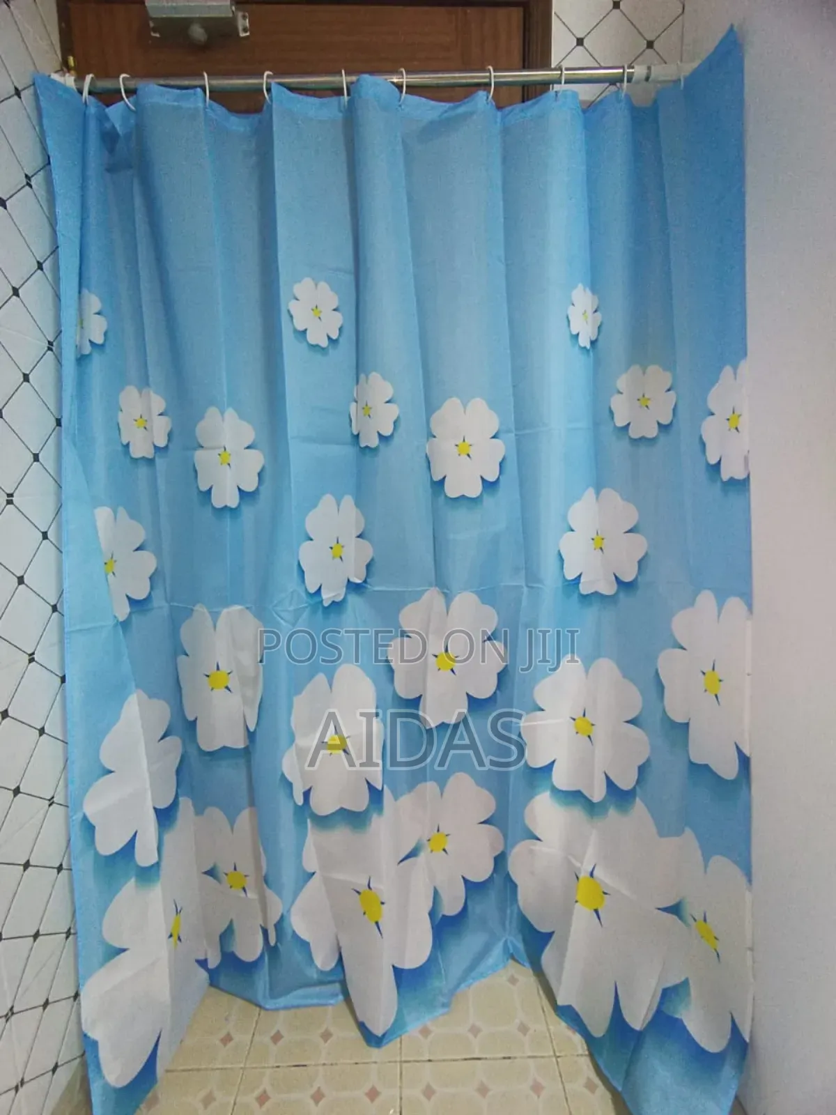 Flowered Showerd Curtains